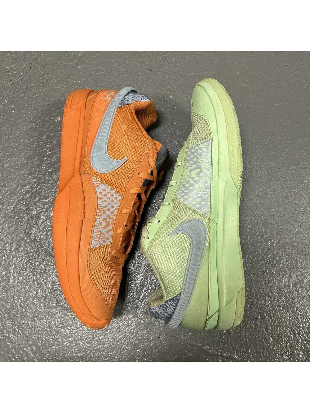 Nike Ja 1 Mismatched Orange Green - Size 15 - (FQ4796-800)